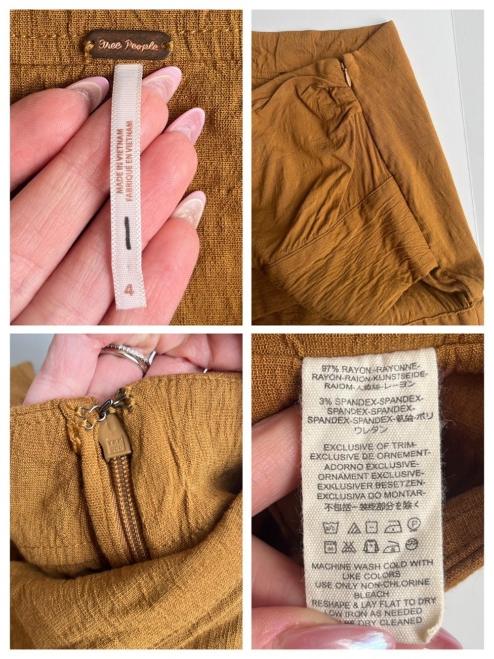 Free People That's A Wrap Mini Skirt - Picture 9 of 9